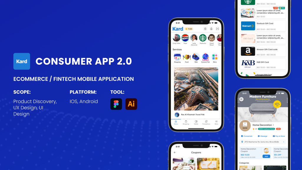 Consumer 2.0 - Ecommerce / Fintech Mobile Application